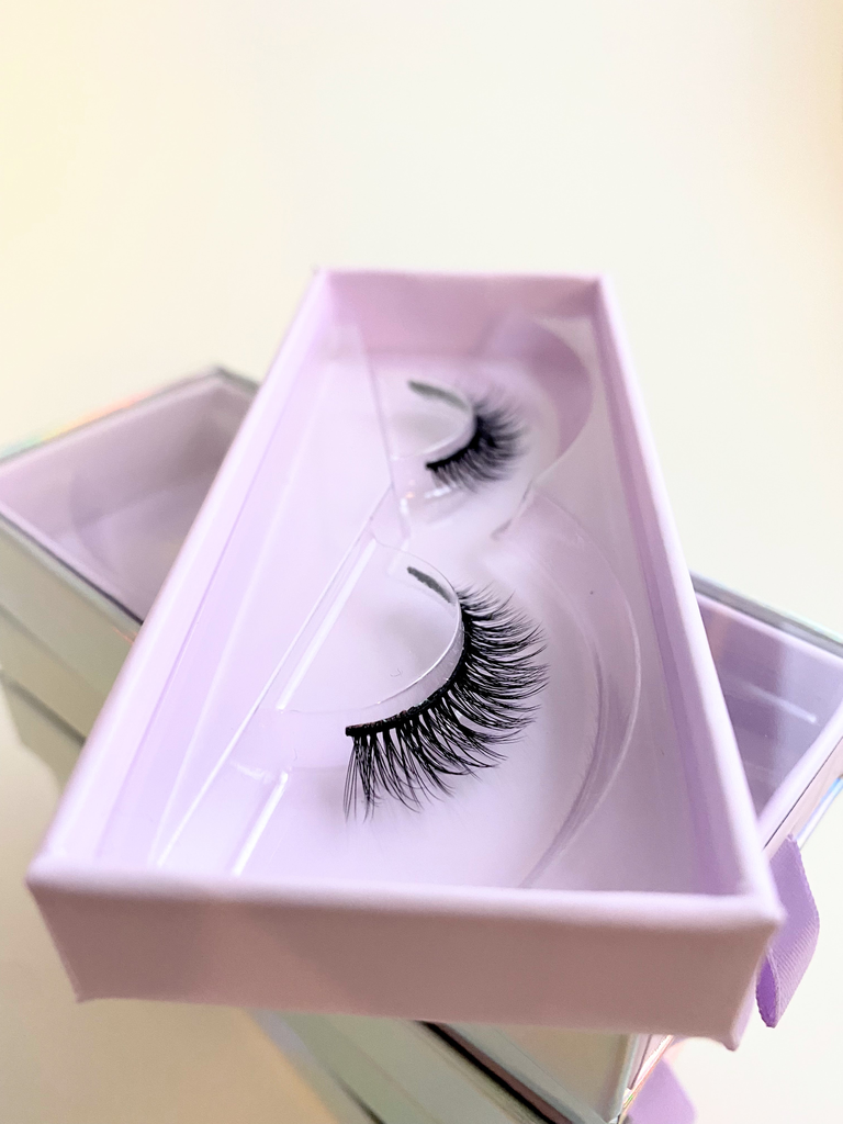 Krystel silk lash side view